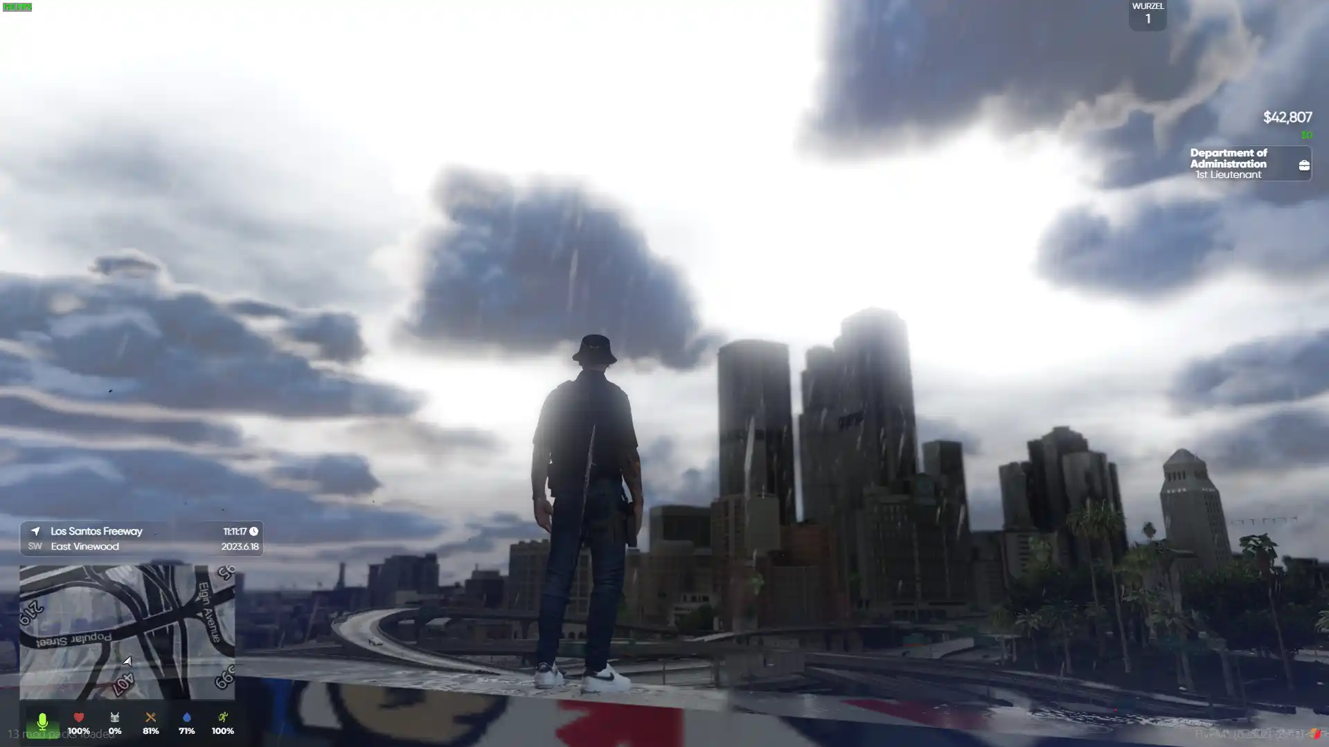 Das Wetter war einmal besser...